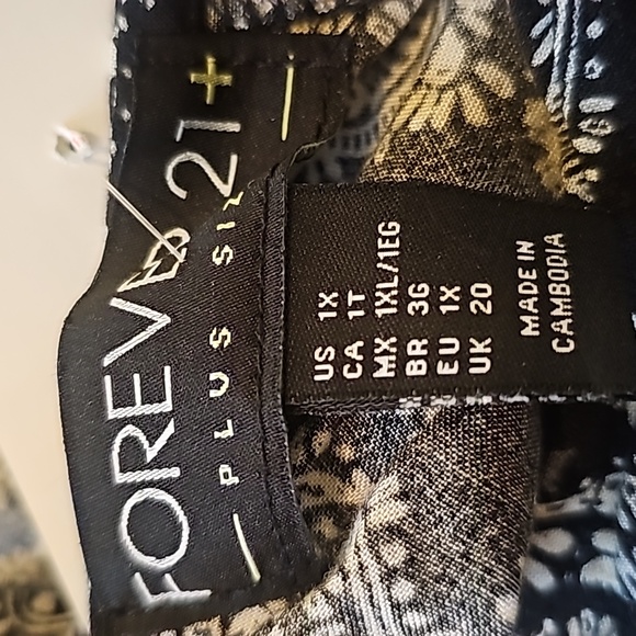 FOREVER 21 SUMMER DRESS PLUS SZ 1X - Picture 5 of 5